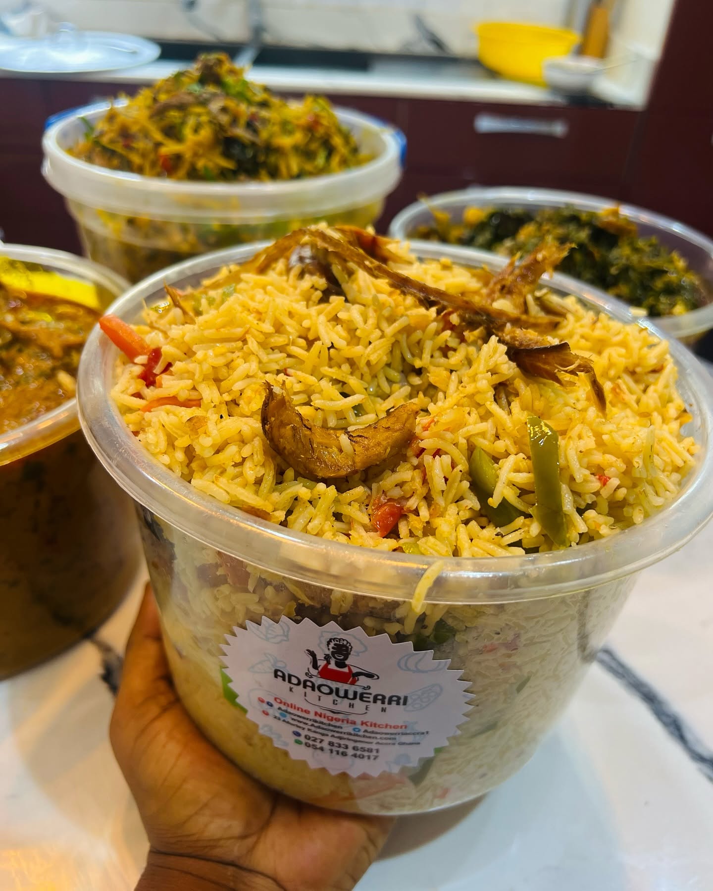 Contact AdaOwerri Kitchen to order Nigerian food
